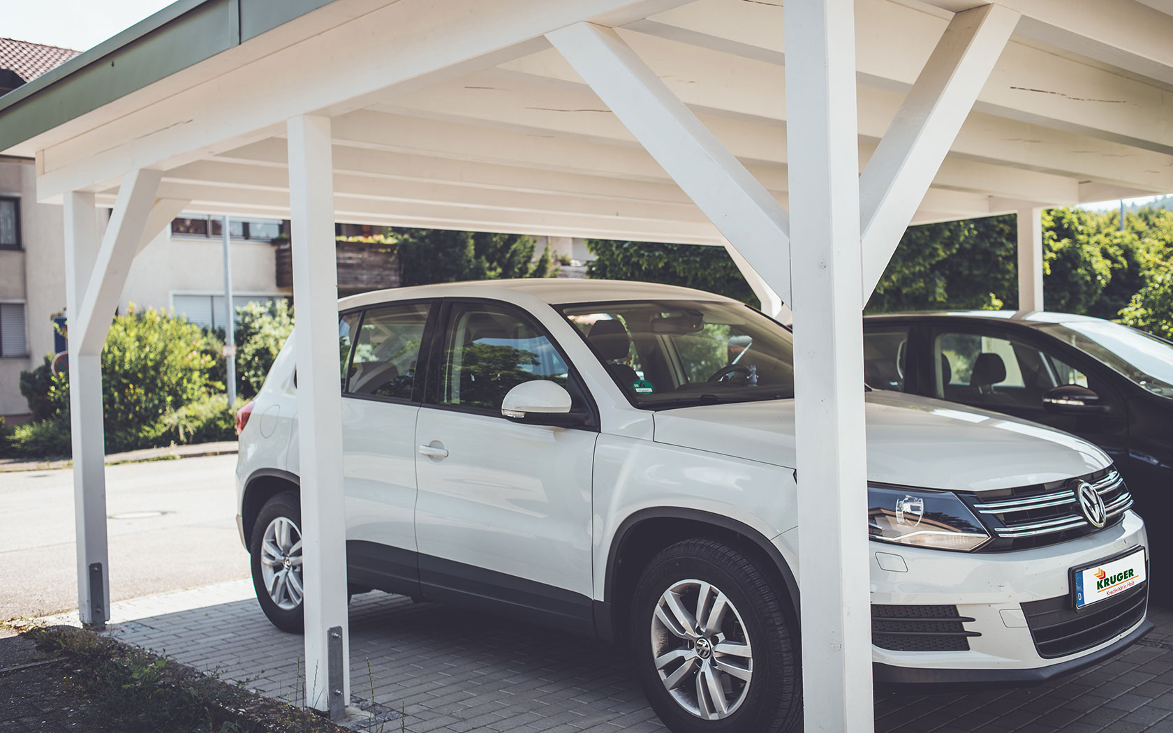 Holzbau Kruger – Referenzen - Carports, Gartenhäuser, Überdachungen